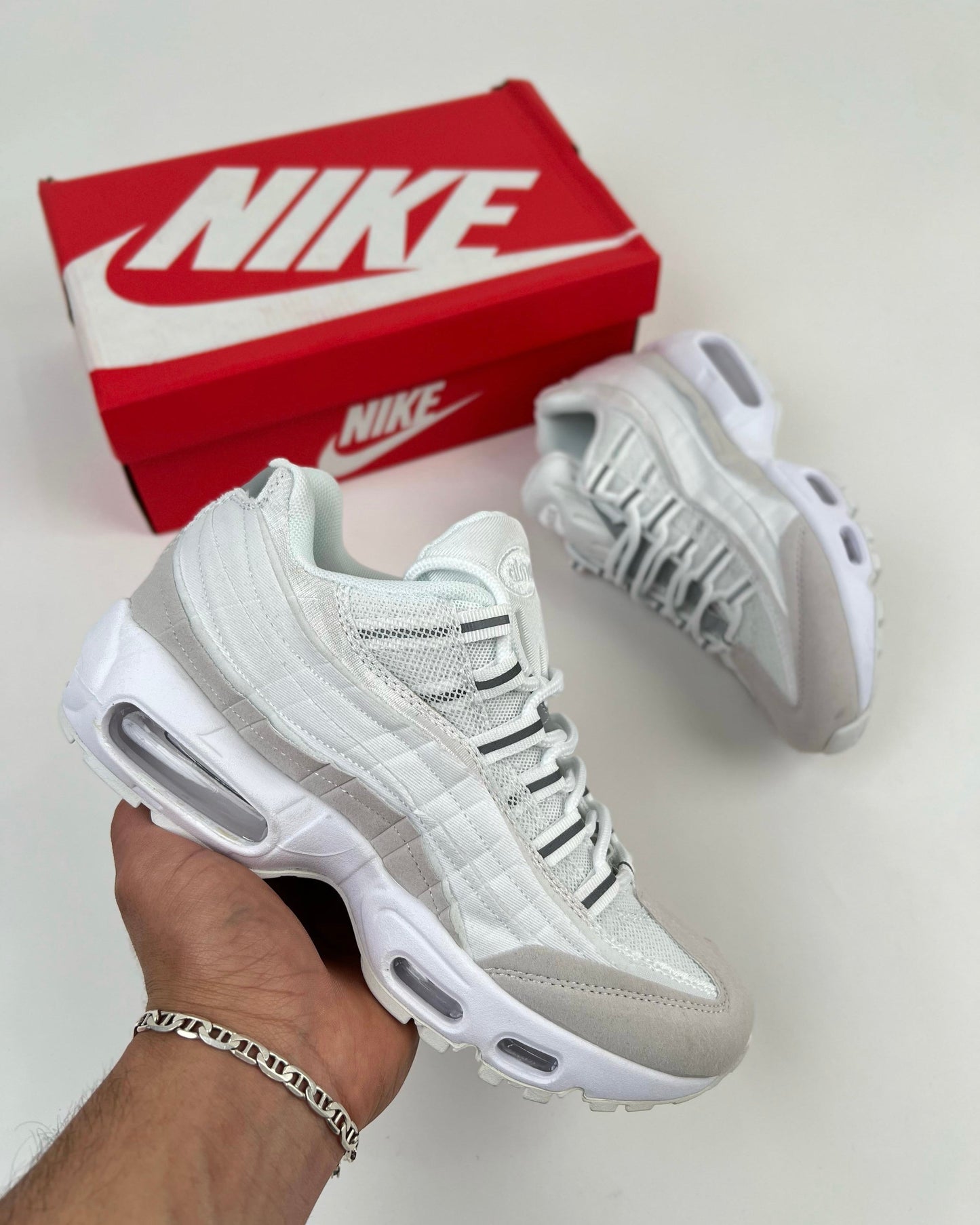Nike Air Max 95 White And Grey
