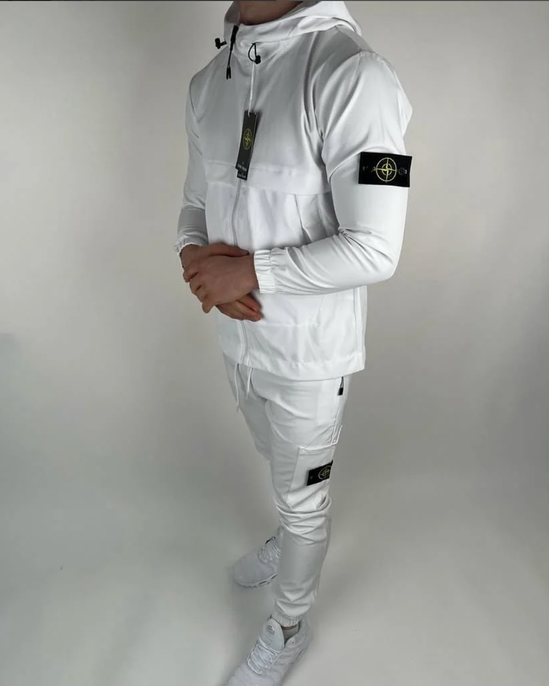 Conjunto Stone Island White