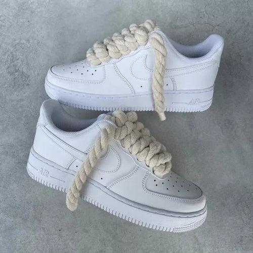 Nk Air Force 1 White Rope Laces