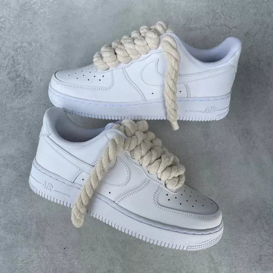 Nk Air Force 1 White Rope Laces