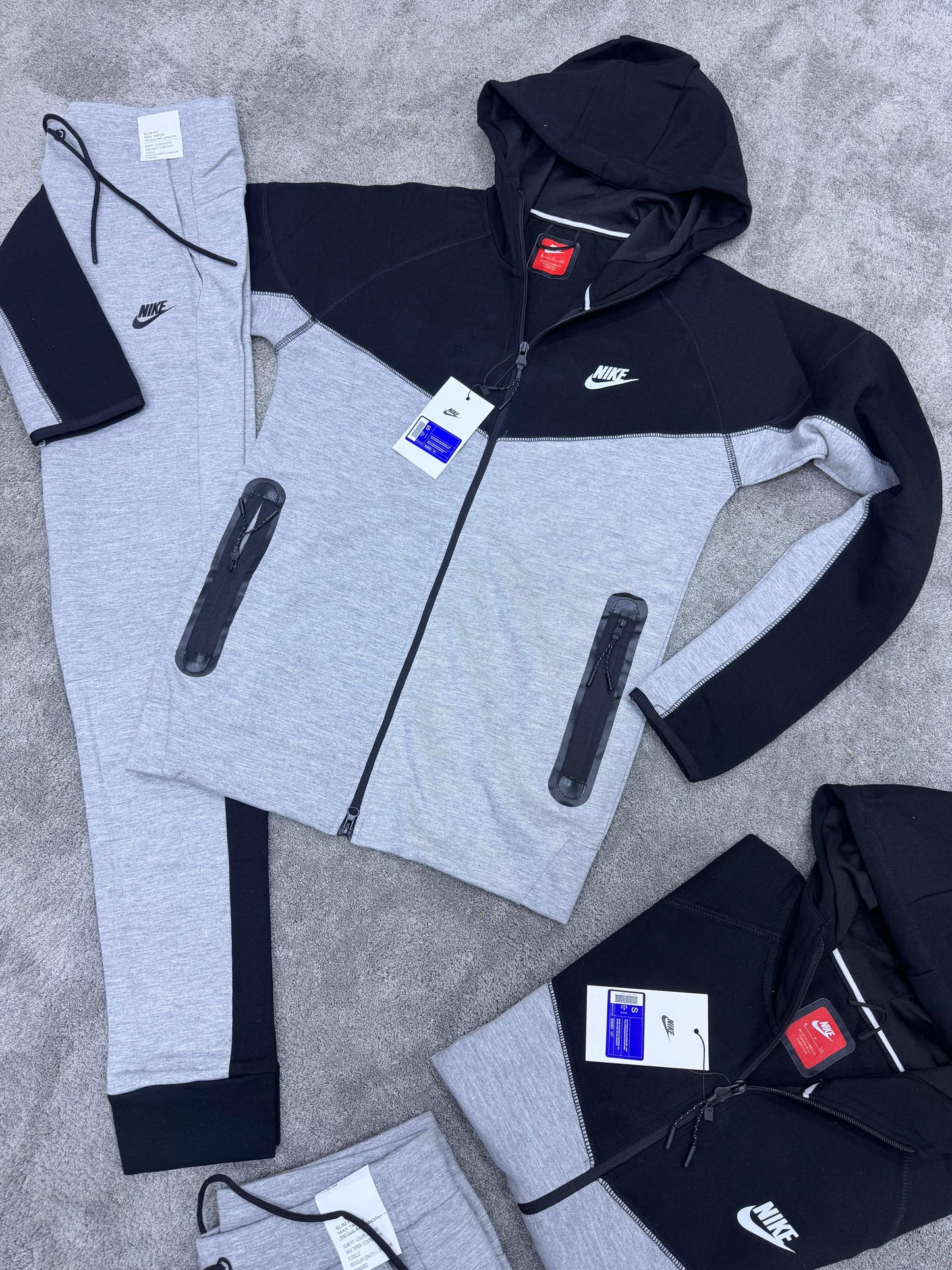 Nike Tech Fleece 2025 Black and Grey