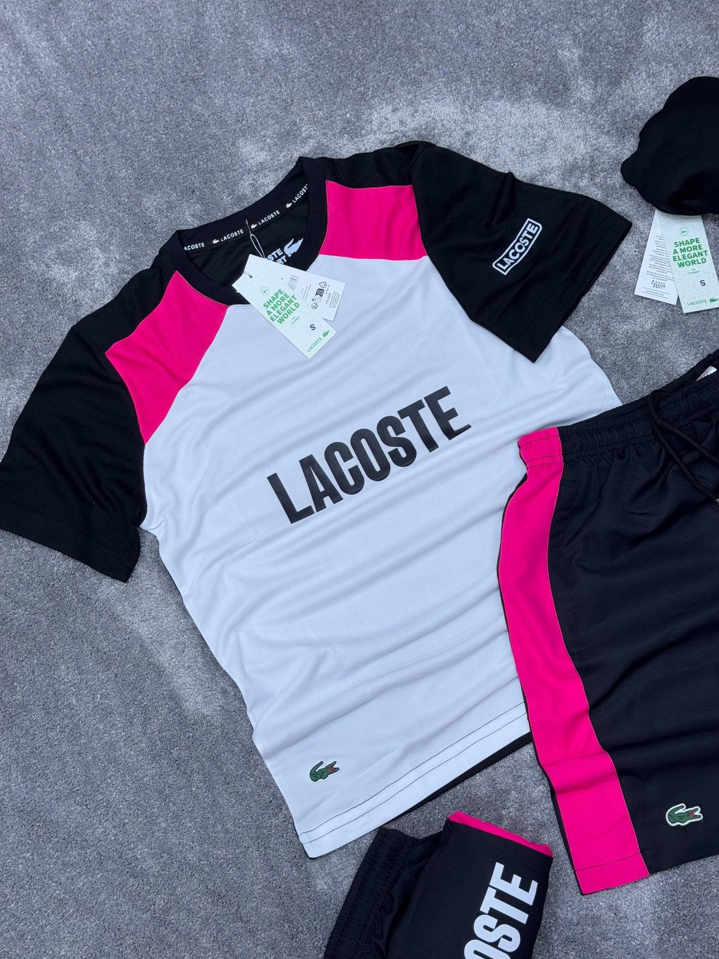 Conjunto Corto Lacoste