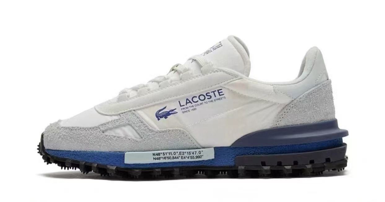 Lacoste Elite Active White and Blue