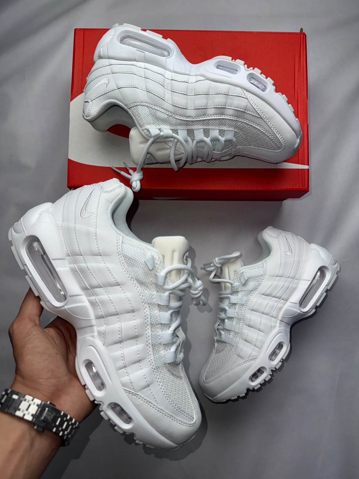 Nike Air Max 95 Triple White