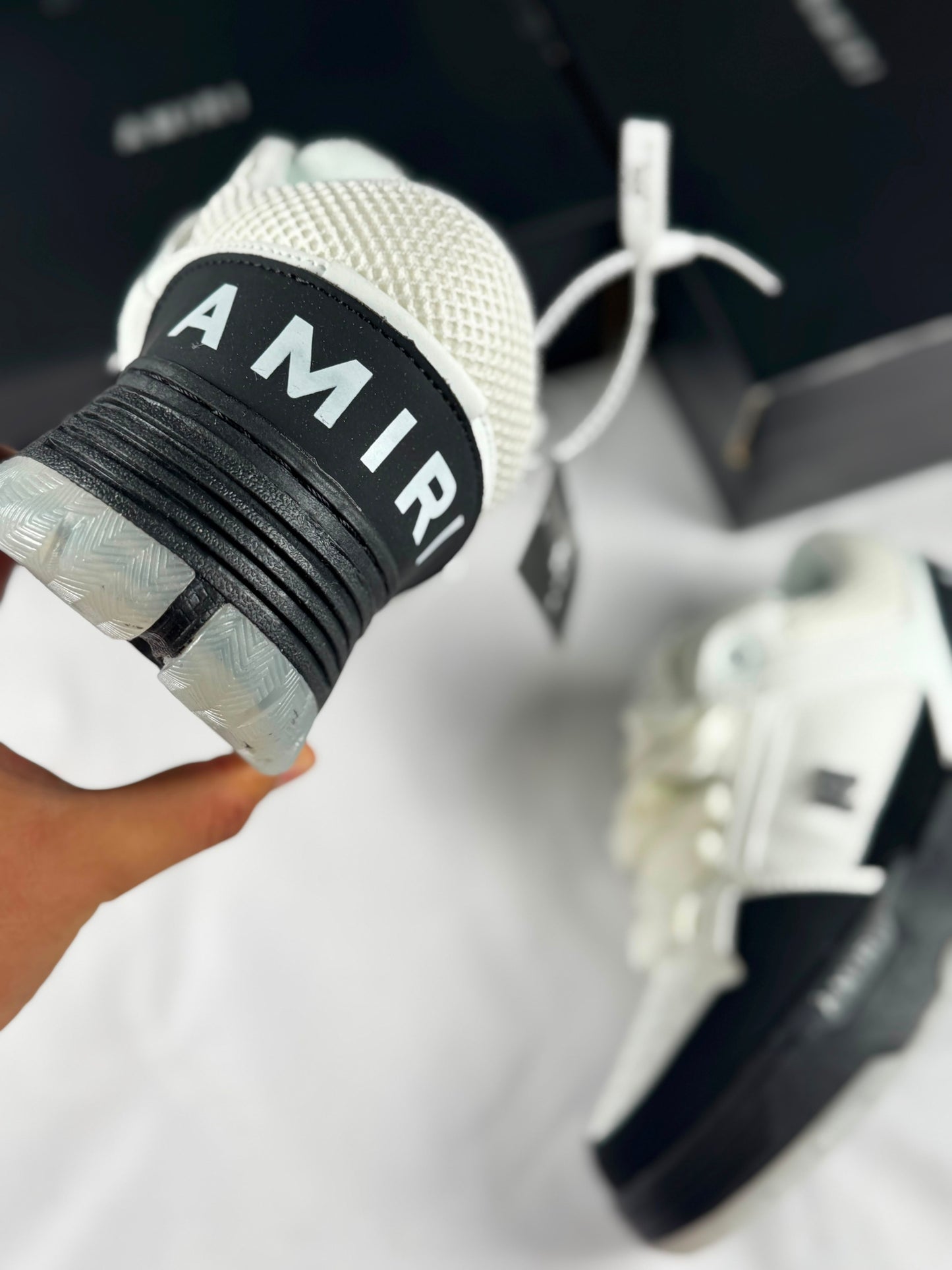 AMIRI MA-1 Branco e Preto