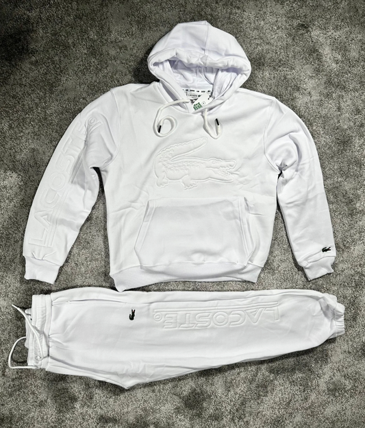 Chandal Lacoste Blanco 2025