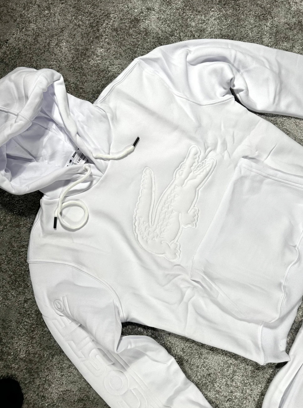 Chandal Lacoste Blanco 2025