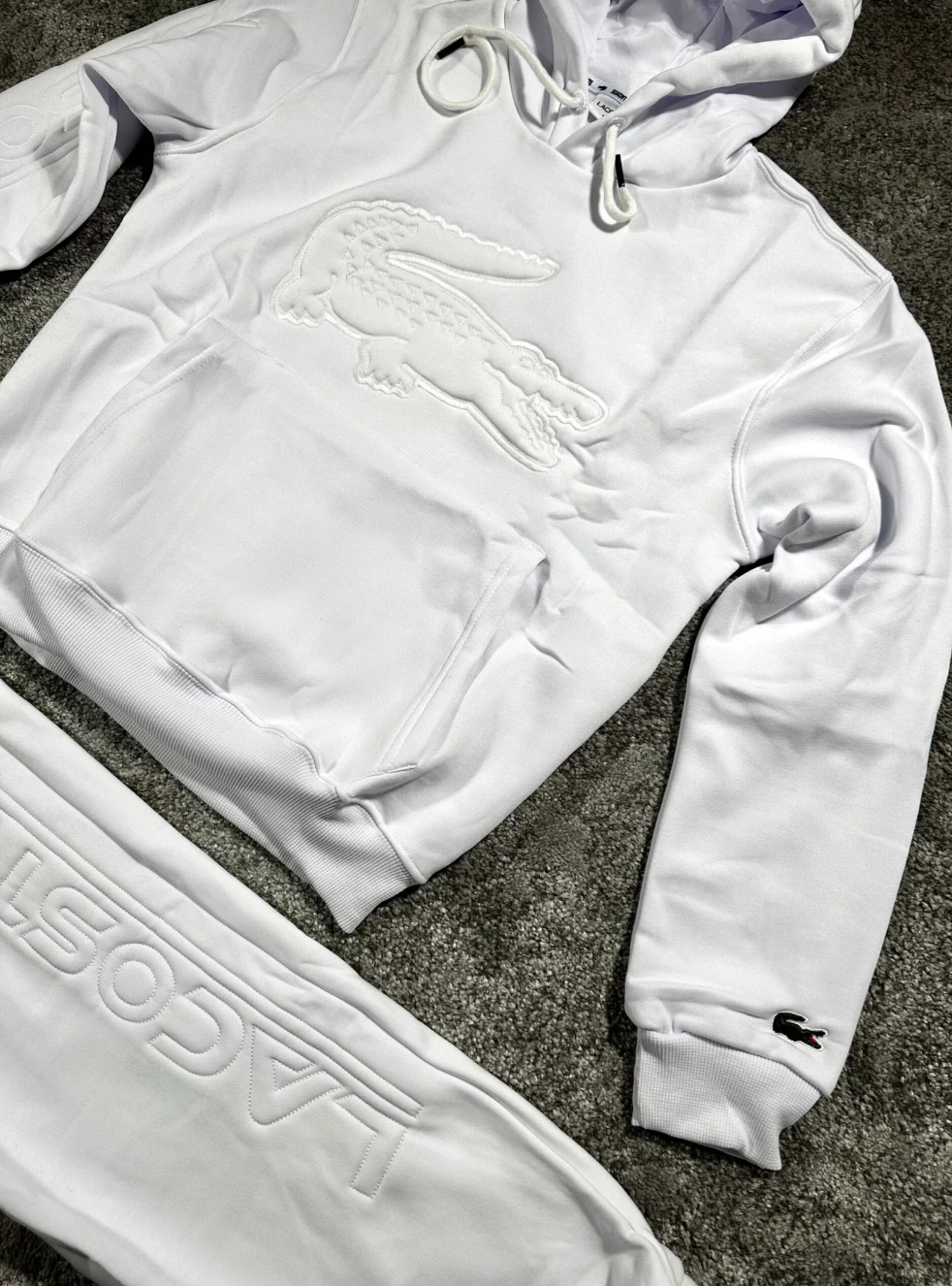 Chandal Lacoste Blanco 2025
