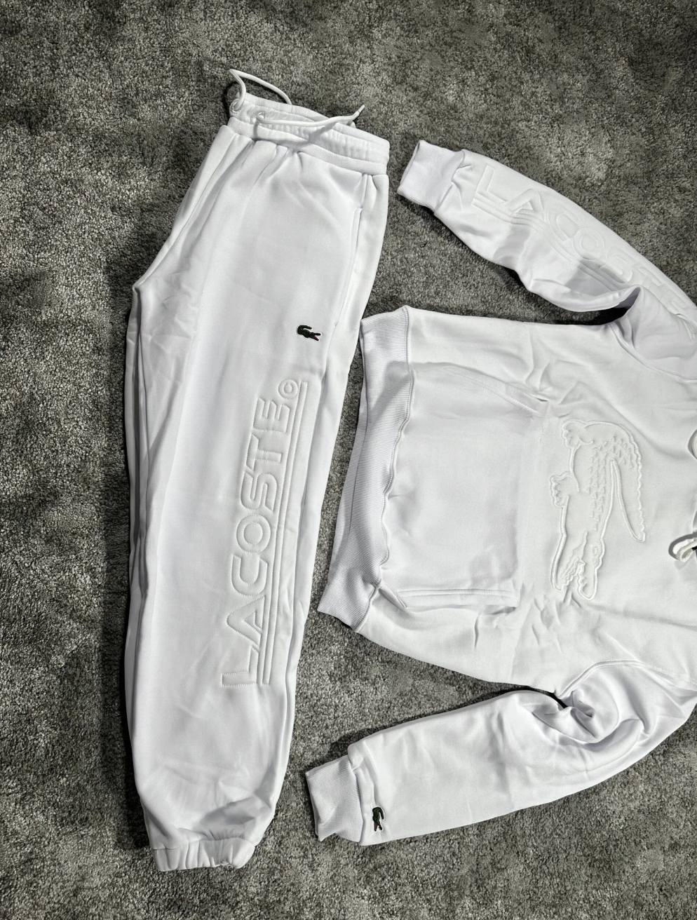 Chandal Lacoste Blanco 2025
