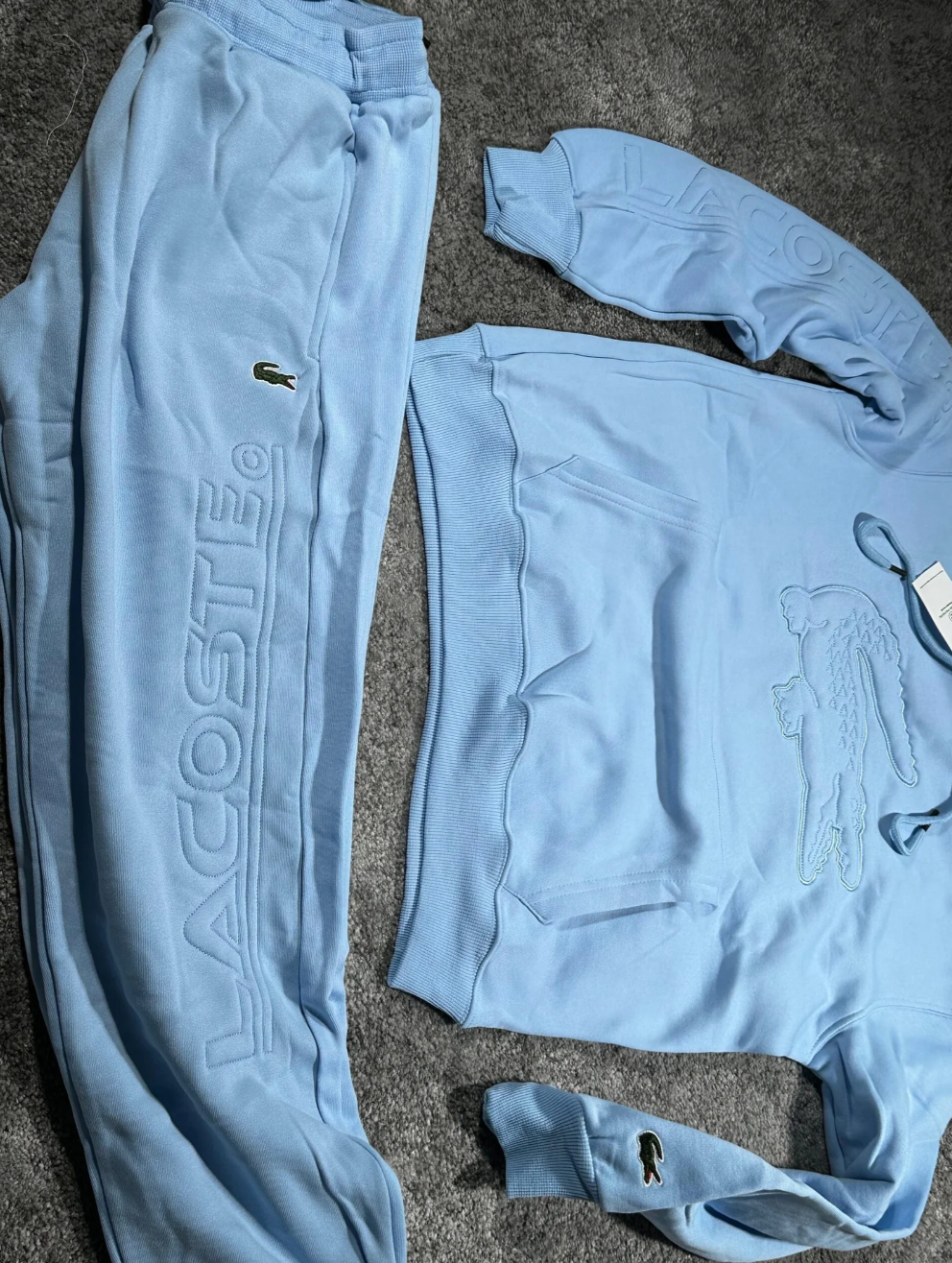 Chandal Lacoste Azul 2025