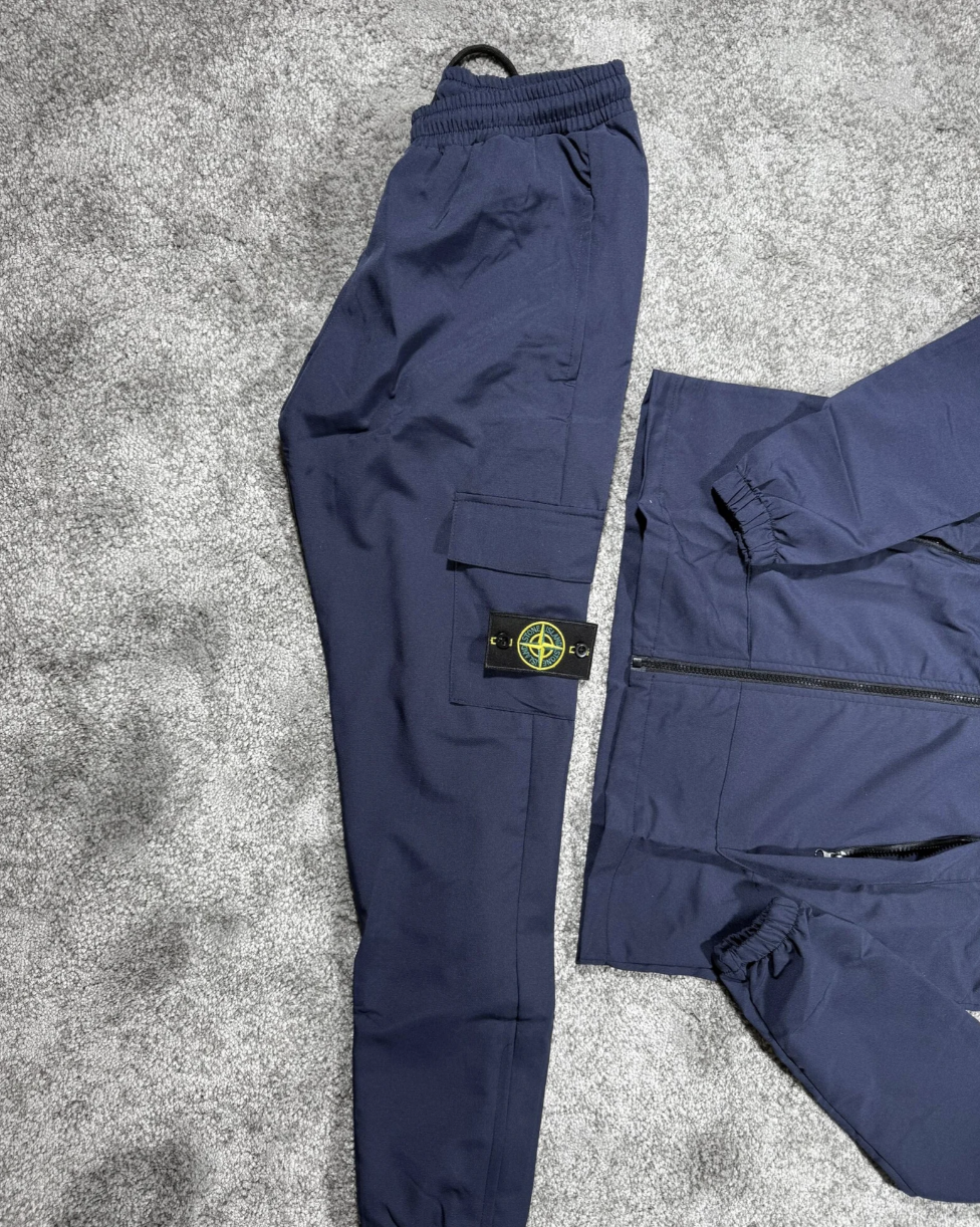 Conjunto Stone Island Azul