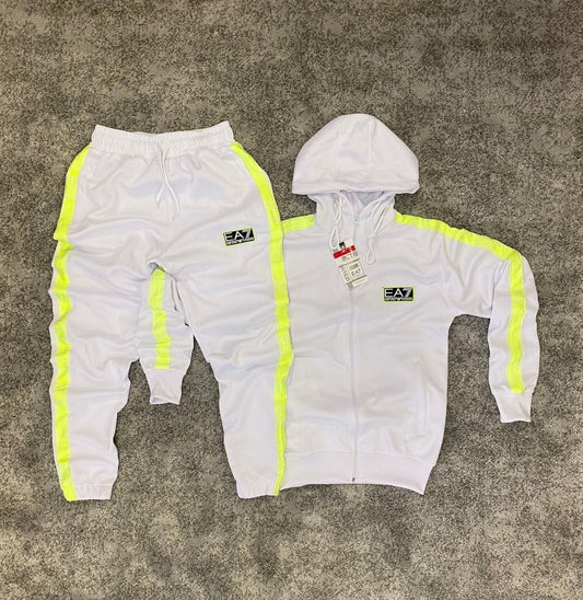 Chandal Emporio Armani EA7 Blanco-Amarillo 2025