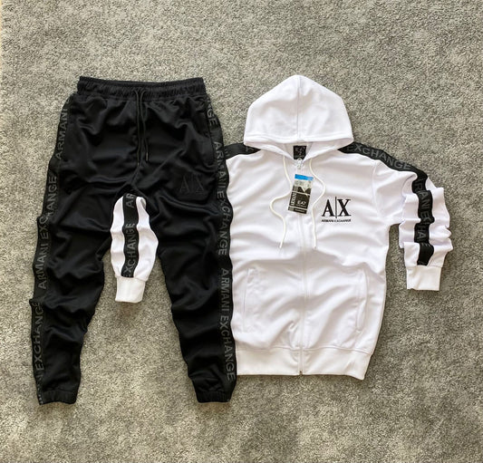 Chandal Emporio Armani EA7 Blanco-Negro 2025