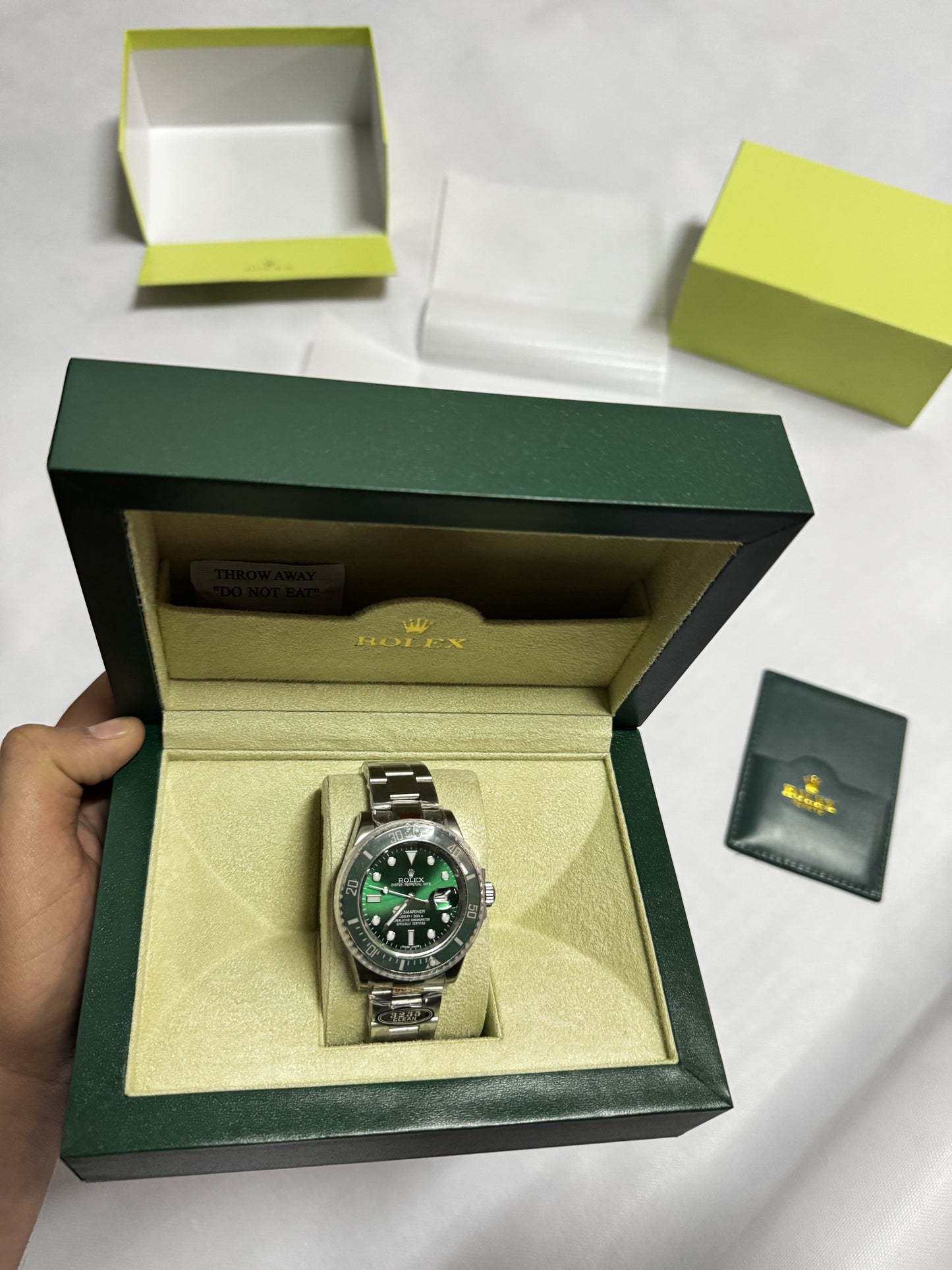 Reloj Rolex Submariner verde