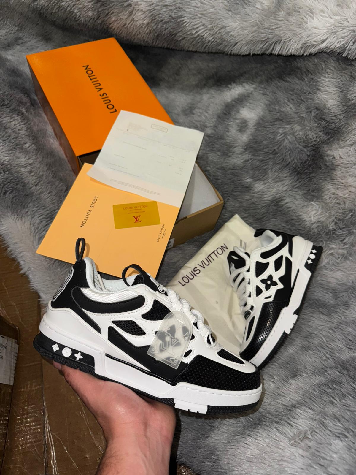 Louis Vuitton Skate White And Black