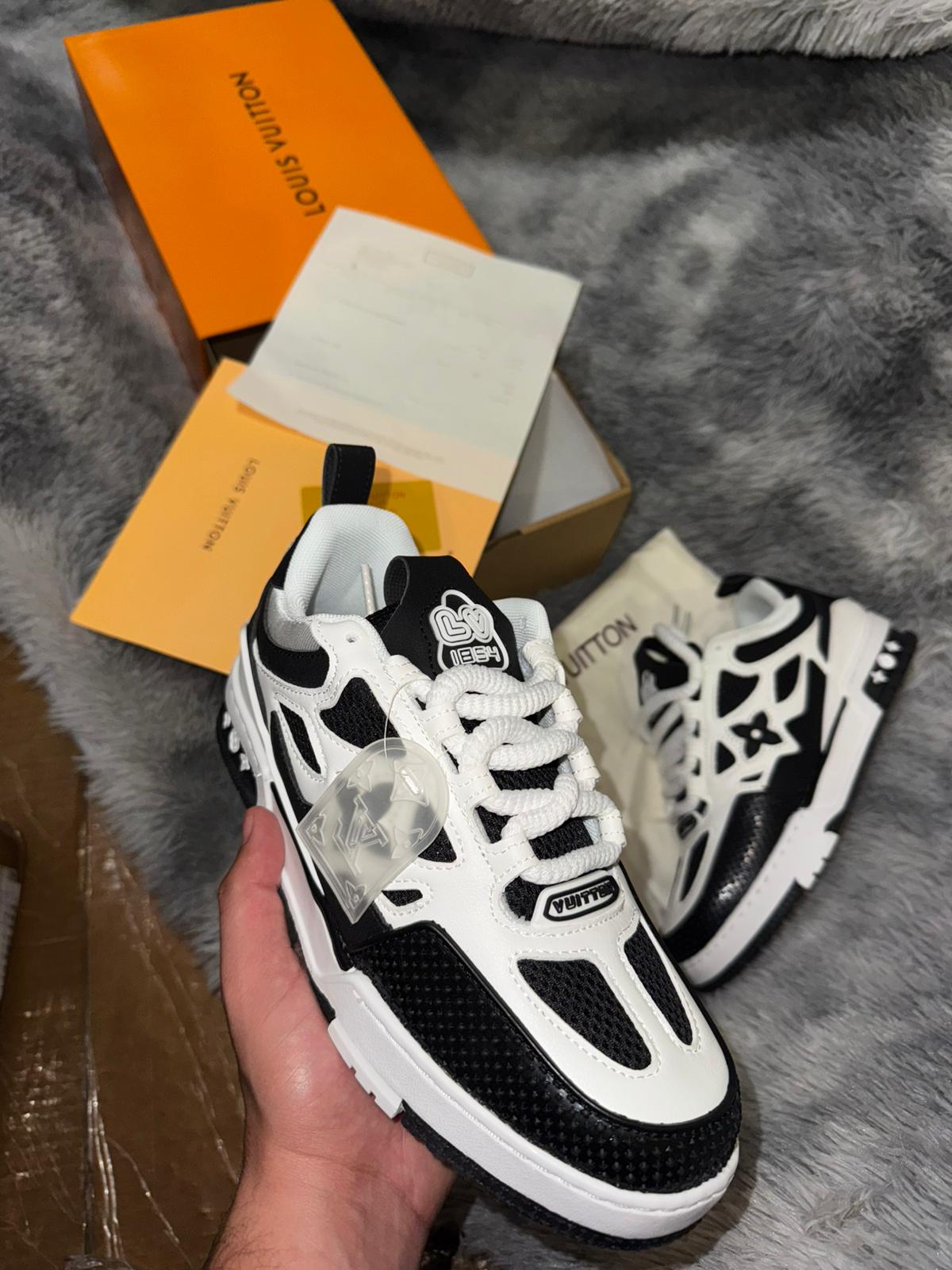 Louis Vuitton Skate White And Black