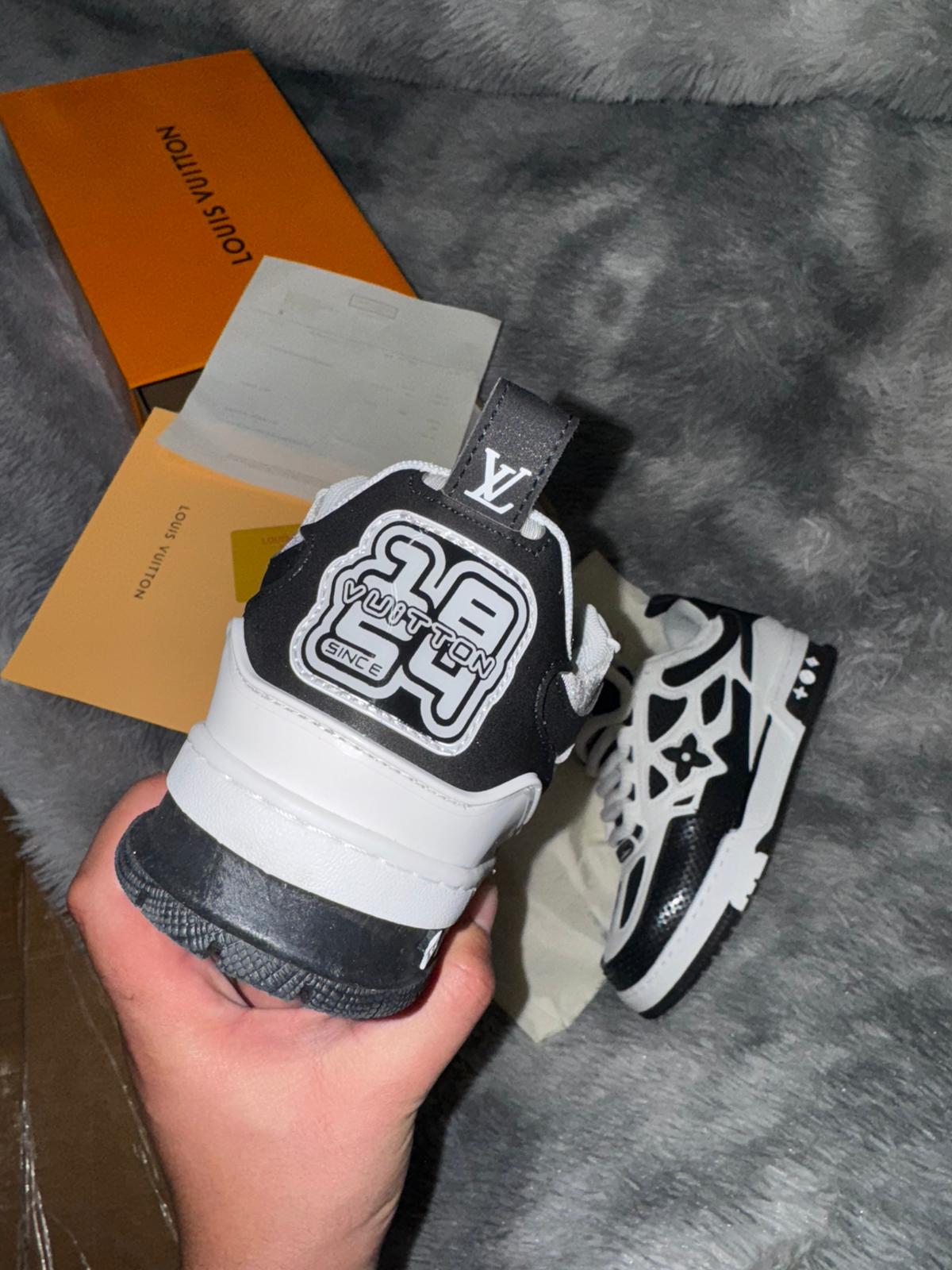 Louis Vuitton Skate White And Black