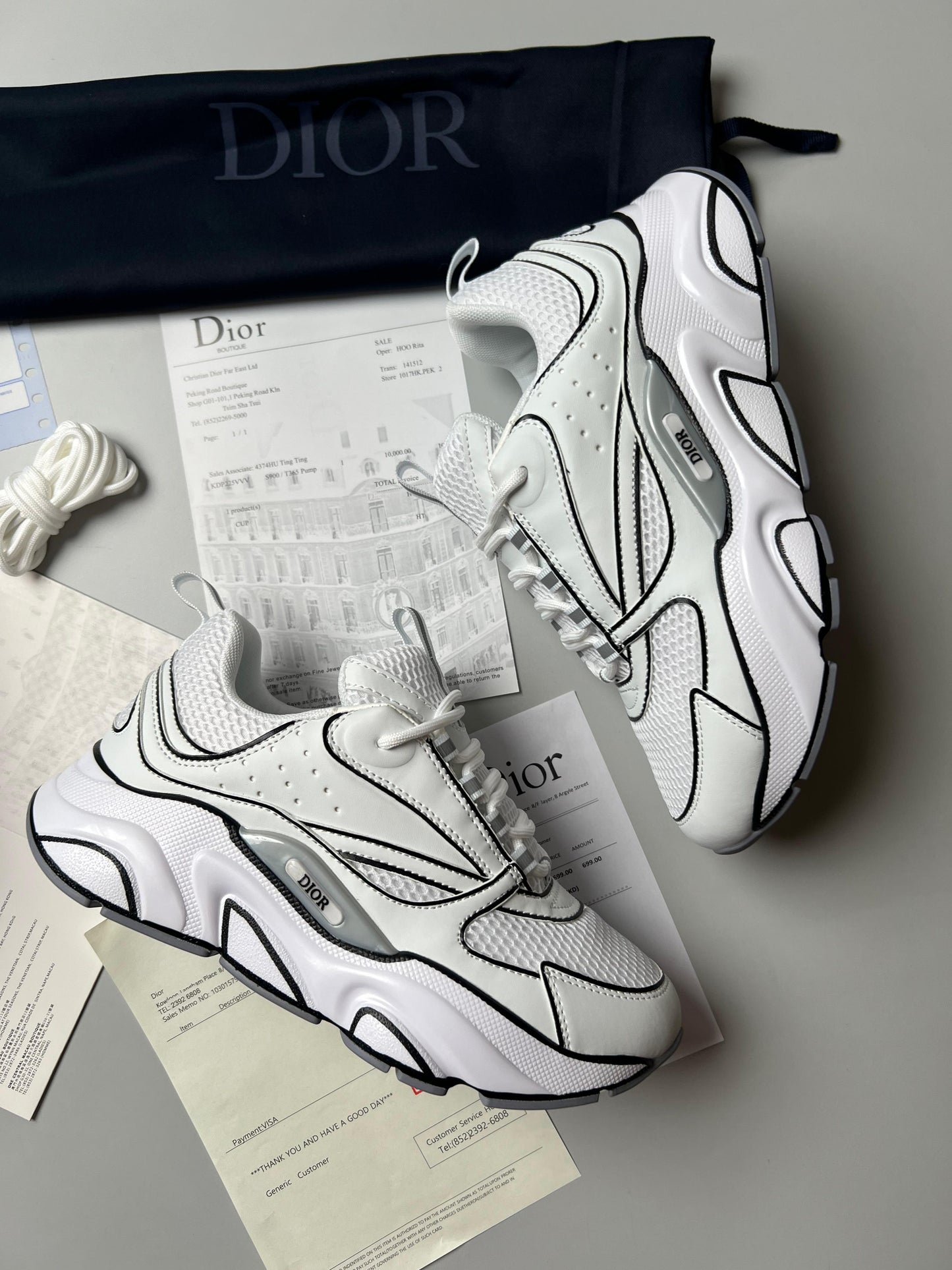 Dior B22 White Draw