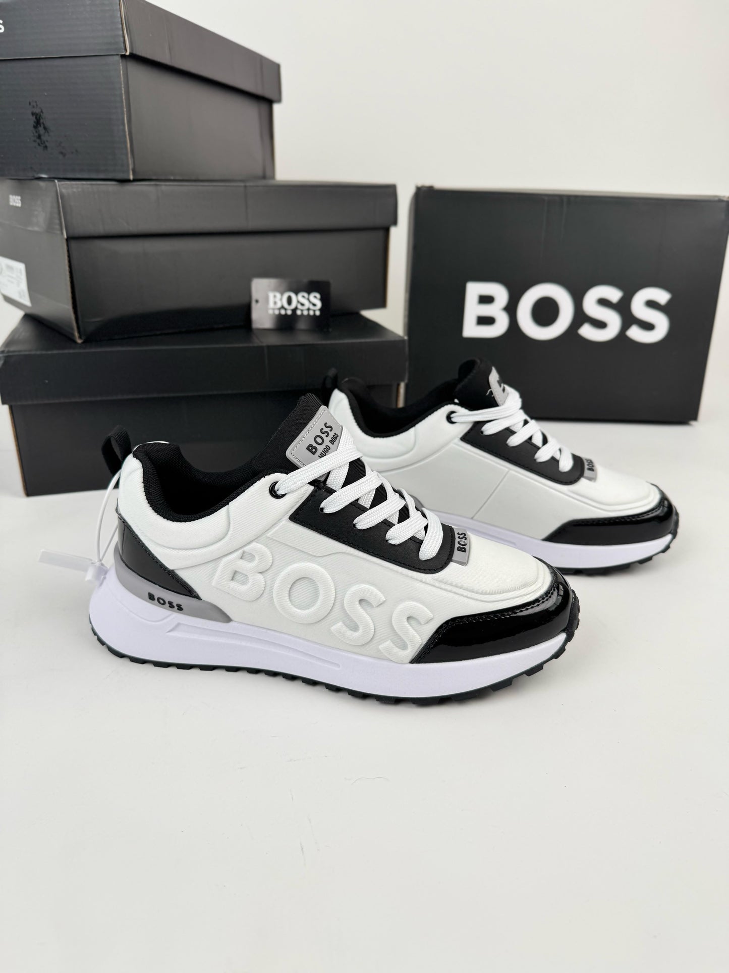 Hugo Boss Parkour Runn Black And White