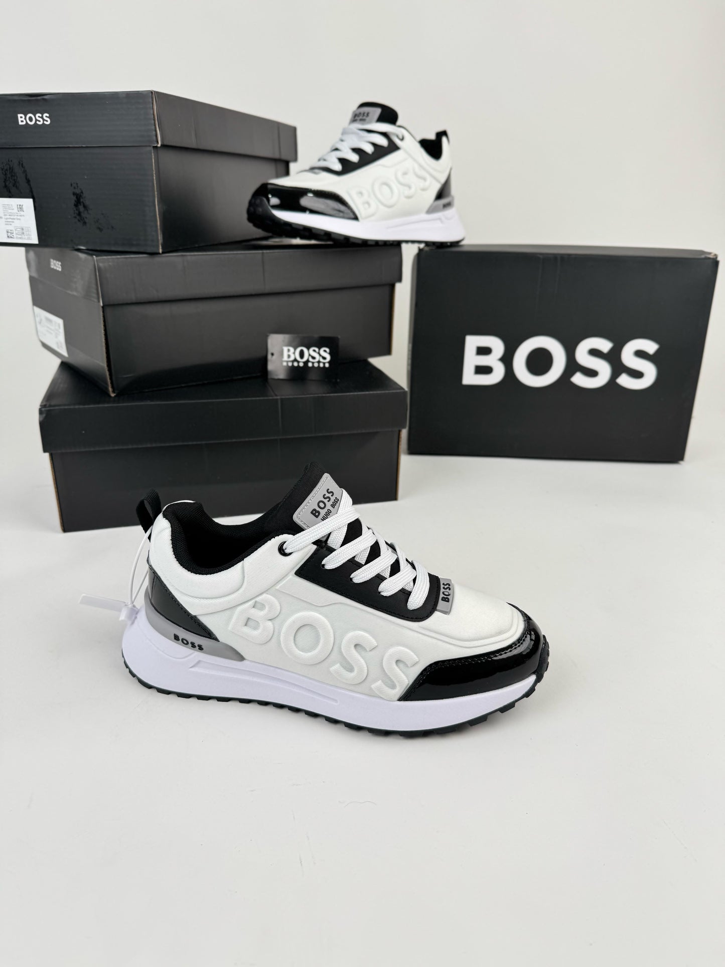 Hugo Boss Parkour Runn Black And White