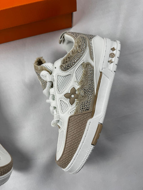 Louis Vuitton Skate Brown Shiny Stones