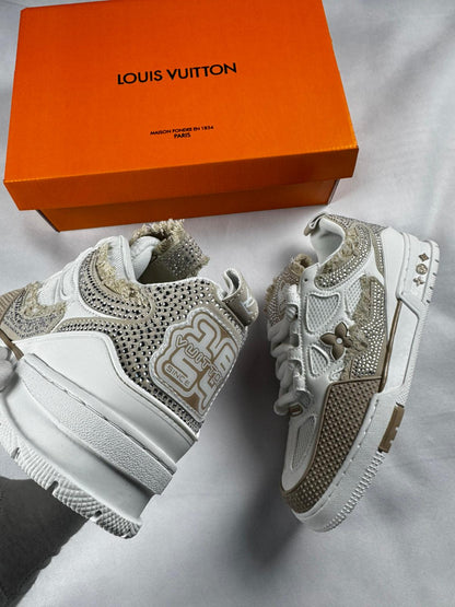 Louis Vuitton Skate Brown Shiny Stones