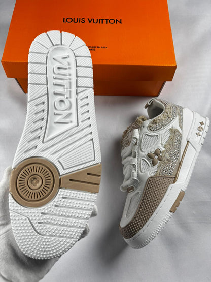 Louis Vuitton Skate Brown Shiny Stones