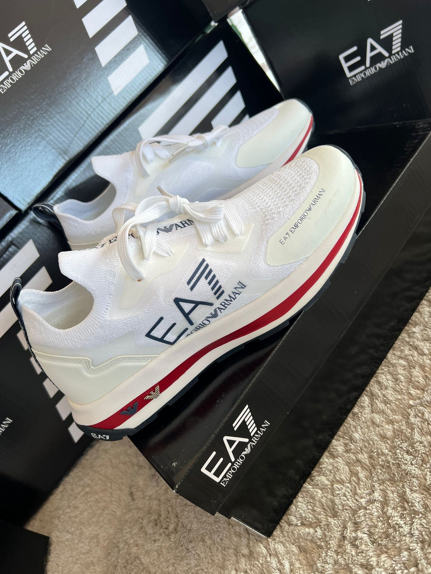 EA7 Armani White