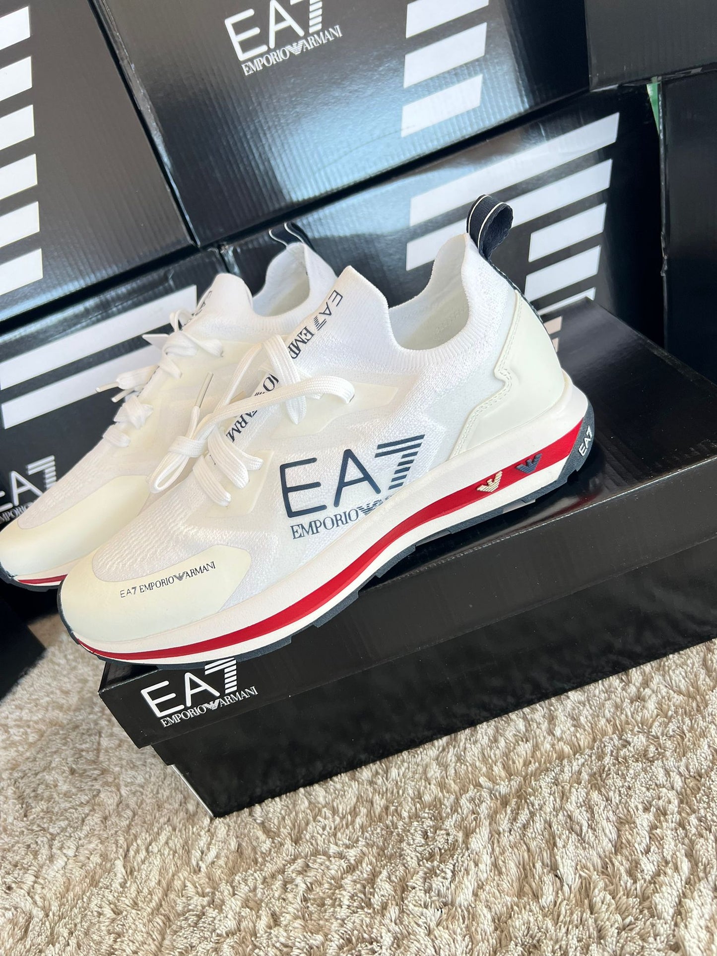 EA7 Armani White