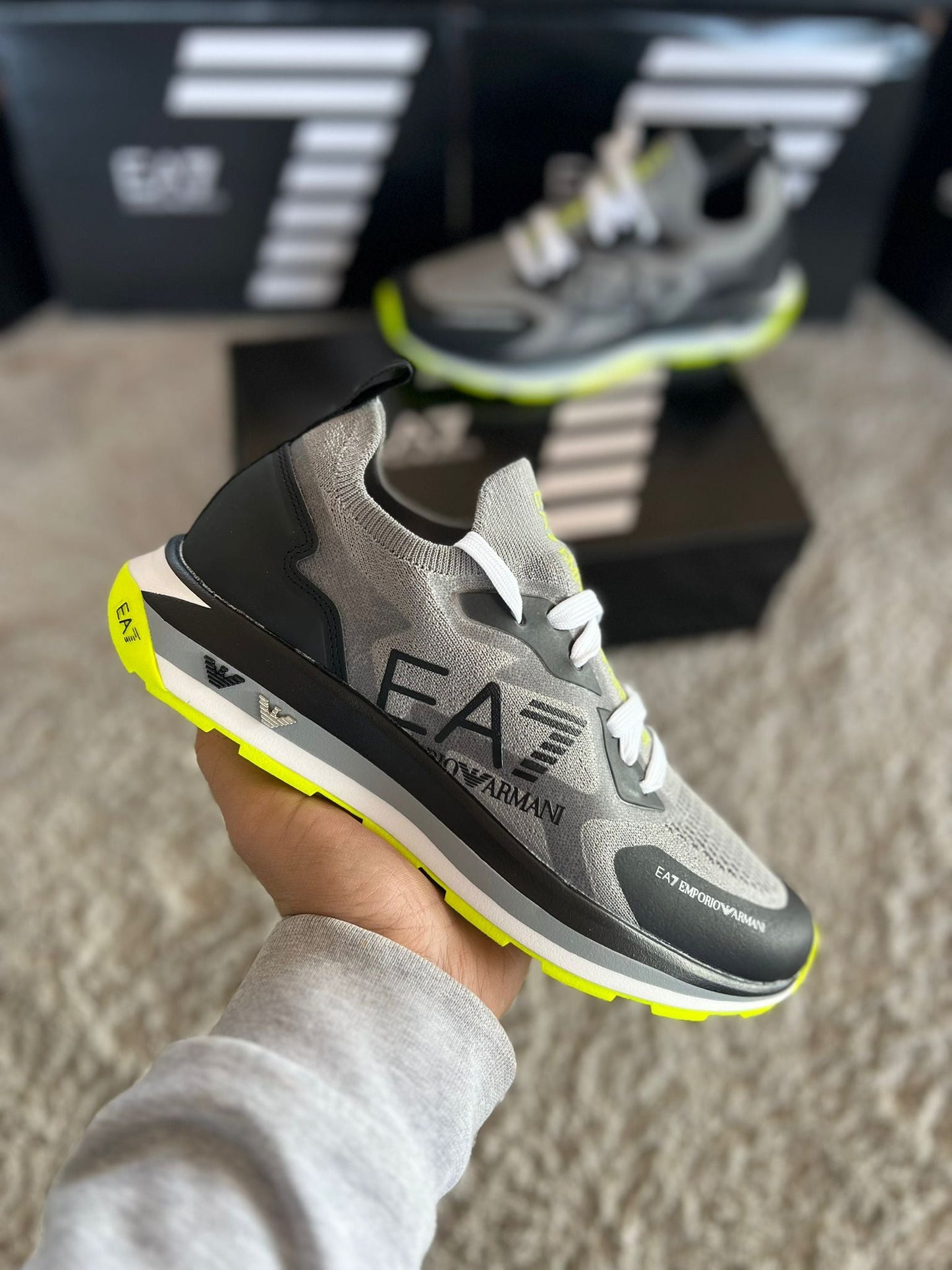 EA7 Armani Grey and Green
