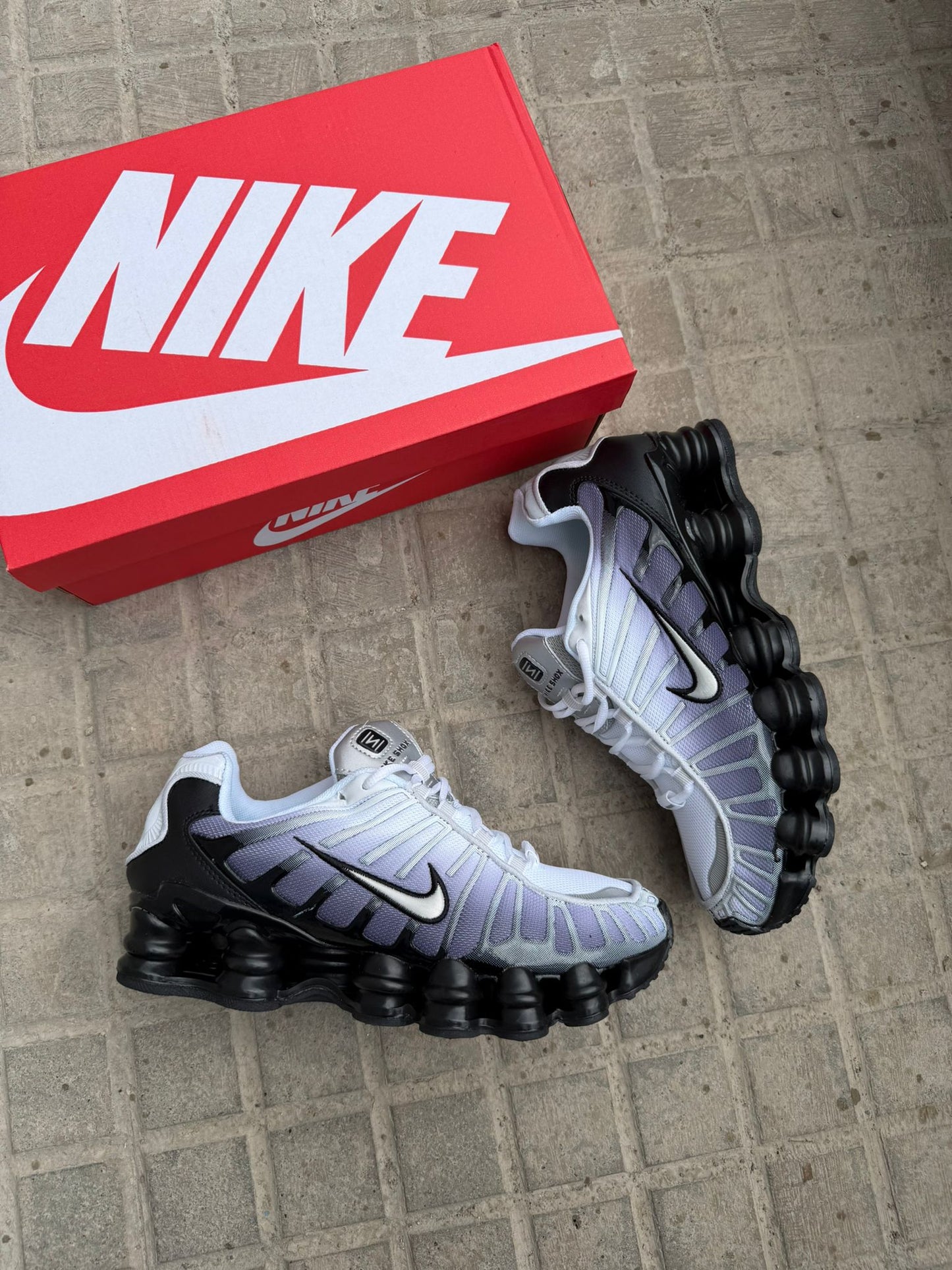 Nike Shox TL Gris Negro