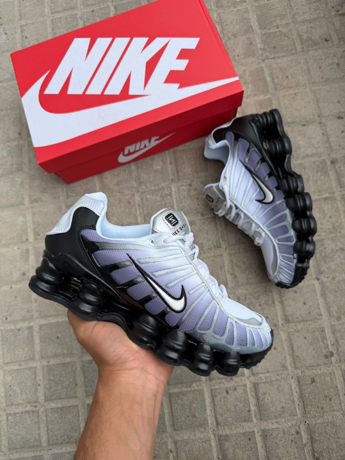 Nike Shox TL Gris Negro