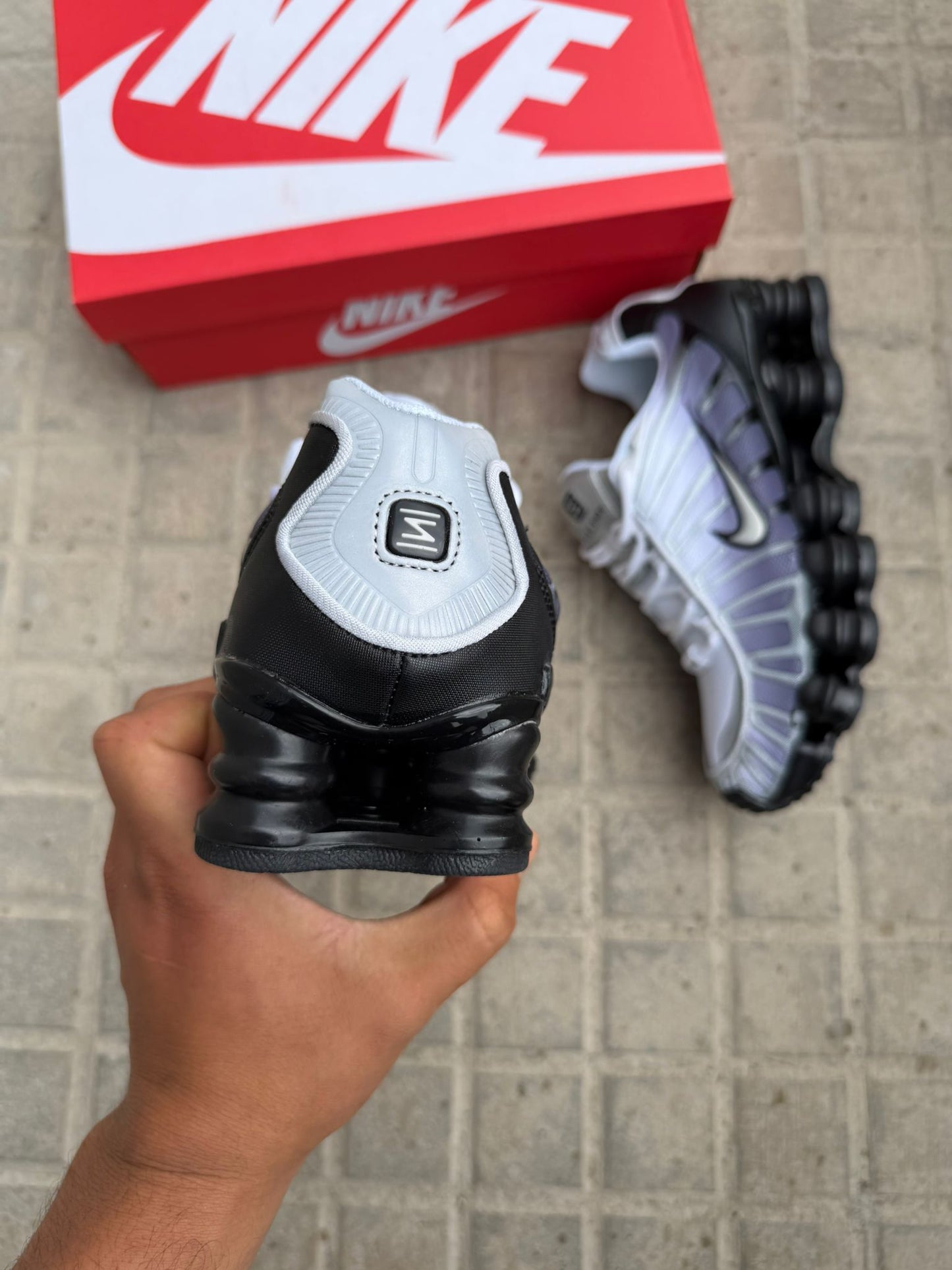 Nike Shox TL Gris Negro