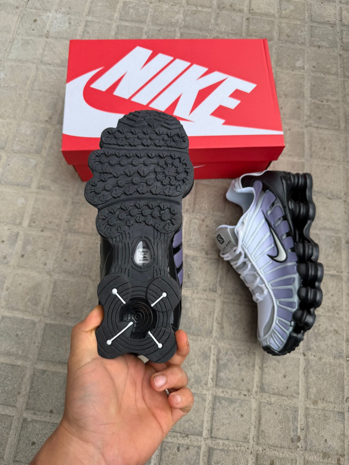 Nike Shox TL Gris Negro
