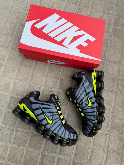 Nike Shox TL Negro Volt Gris