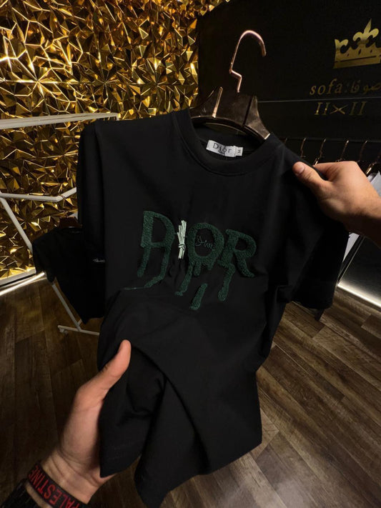 Camiseta Dior x CACTUS JACK Logo Verde Negra