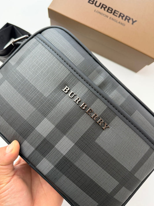 Bolso Burberry Check Charcoal