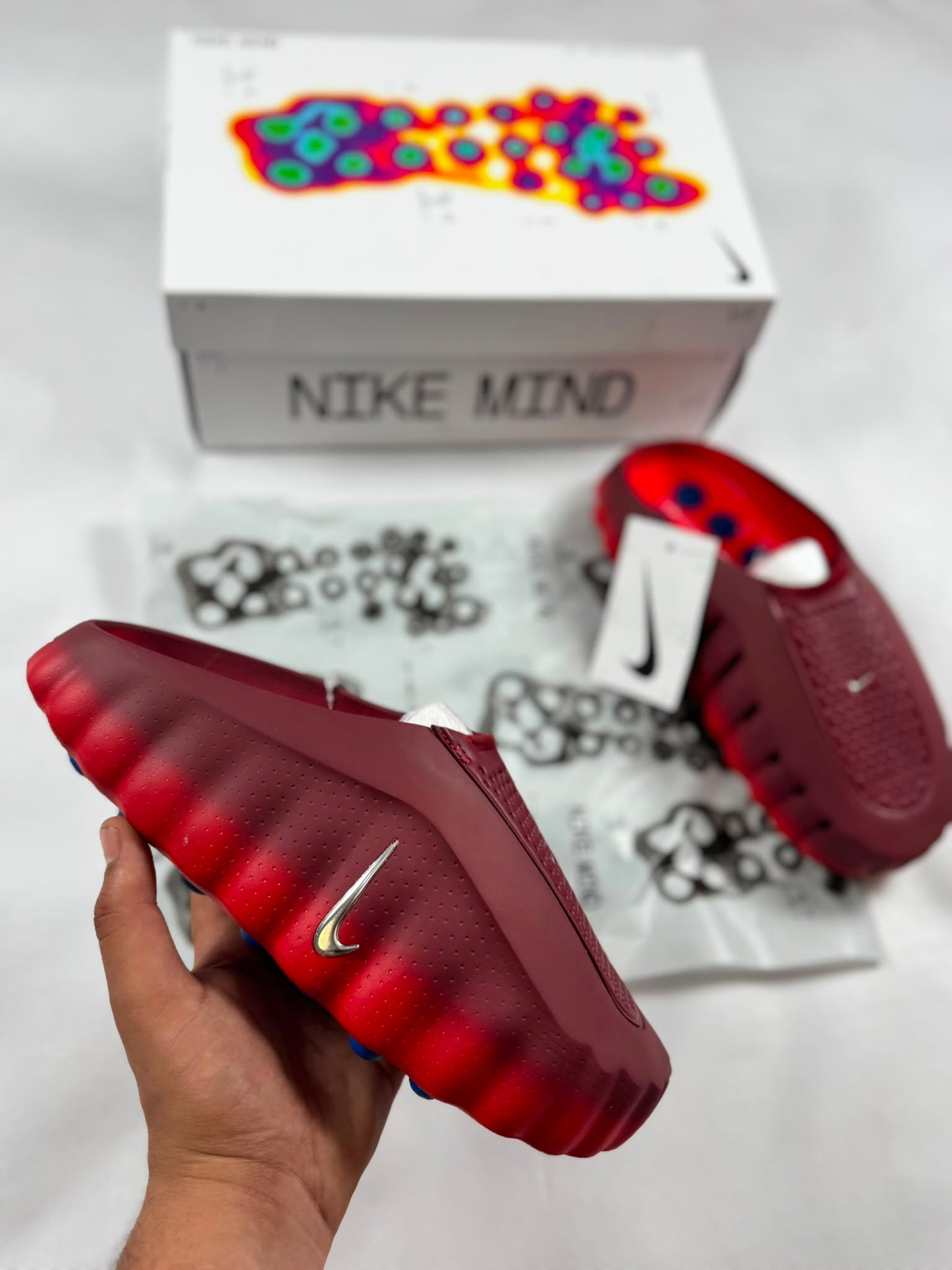 Nike Mind 001 Rojas – Chanclas Recovery Nike