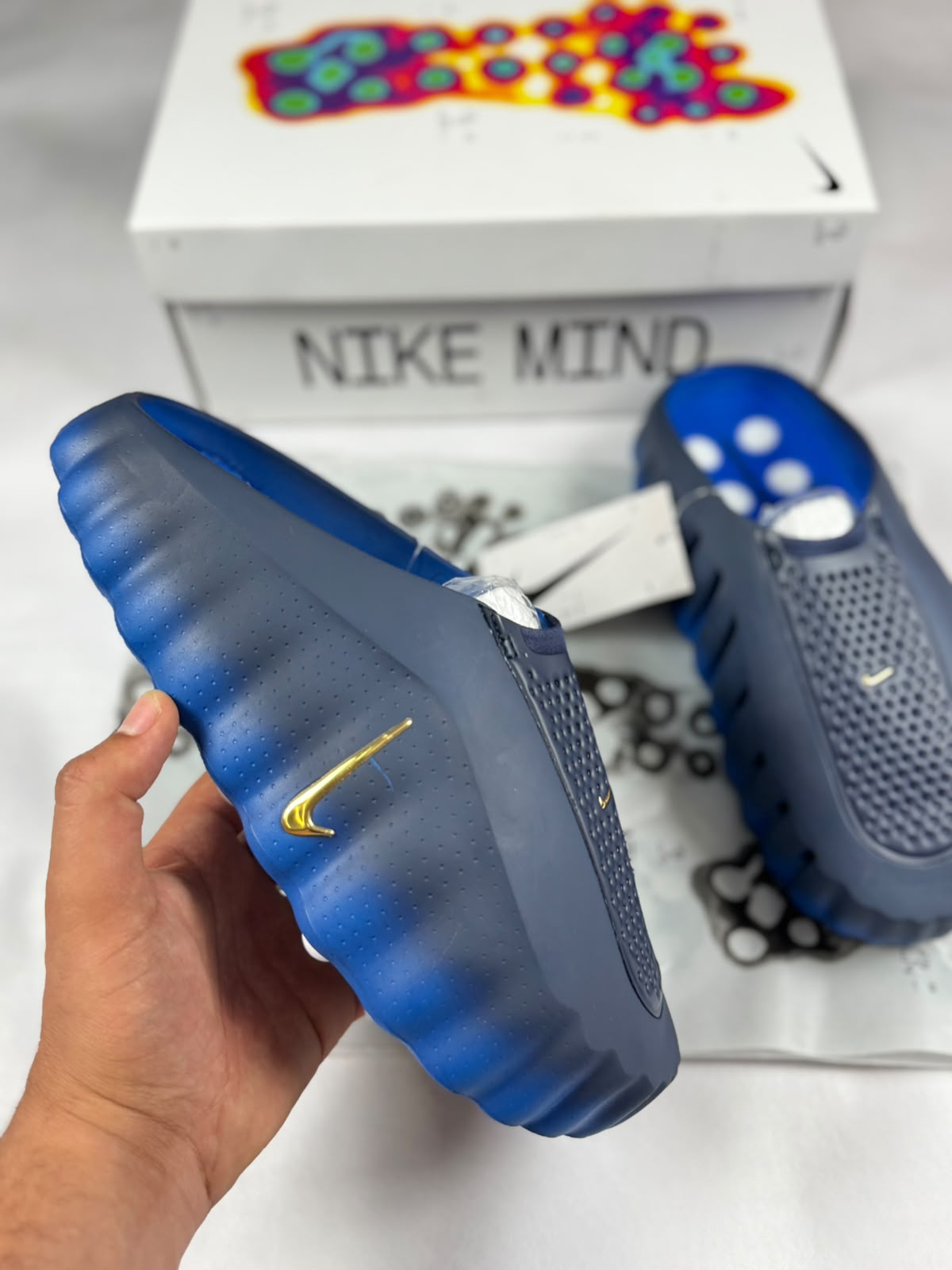 Nike Mind 001 Azules – Chanclas Recovery Nike