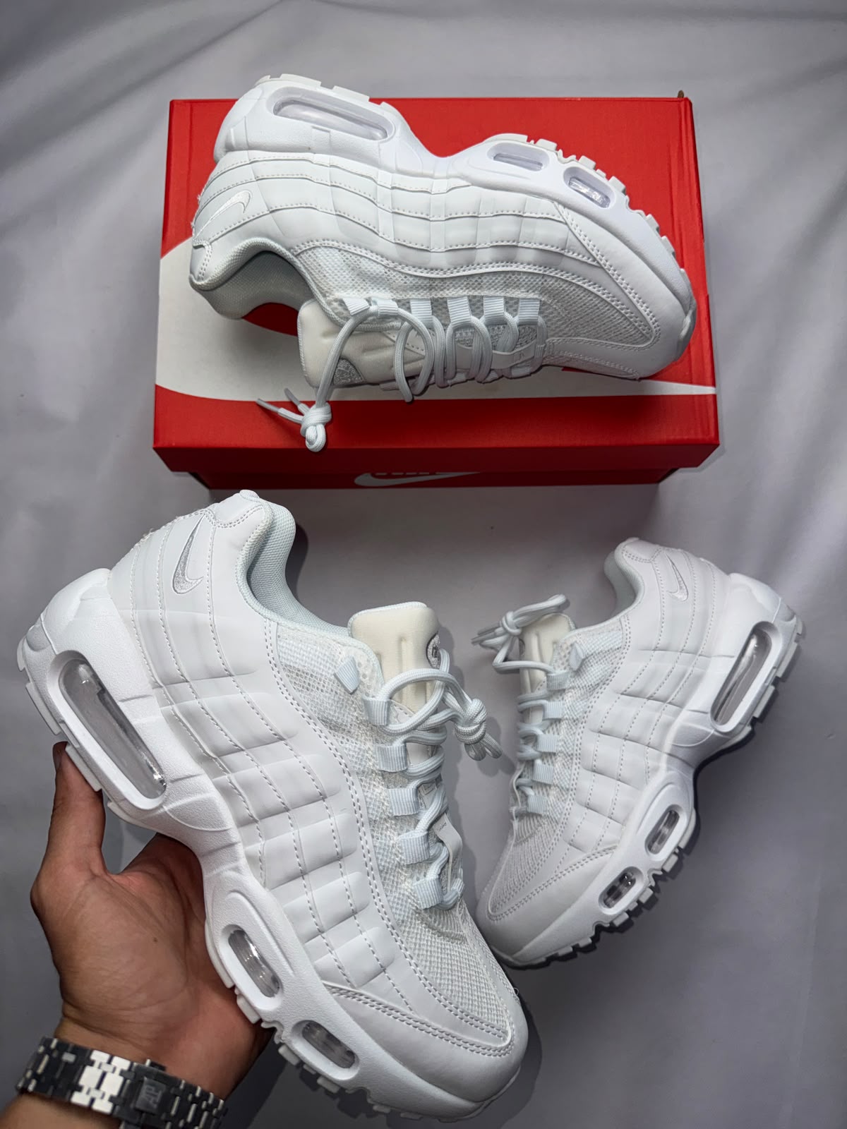Nike Air Max 95 Triple White