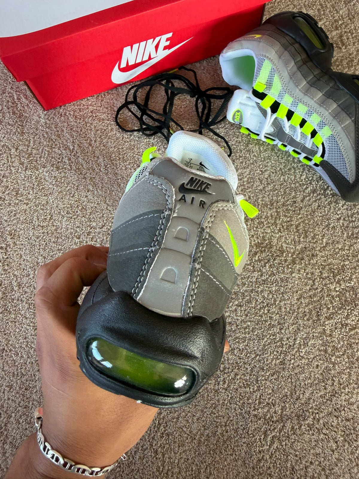 Nike Air Max 95 Green And Grey