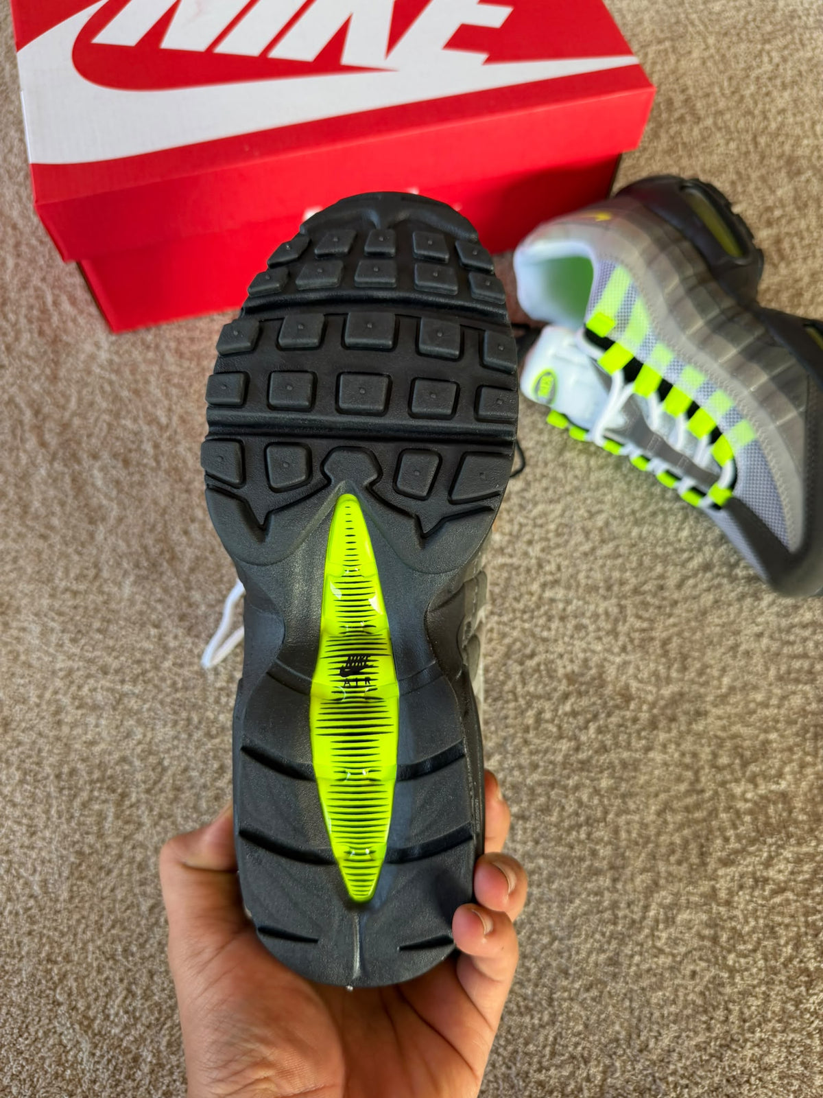 Nike Air Max 95 Green And Grey