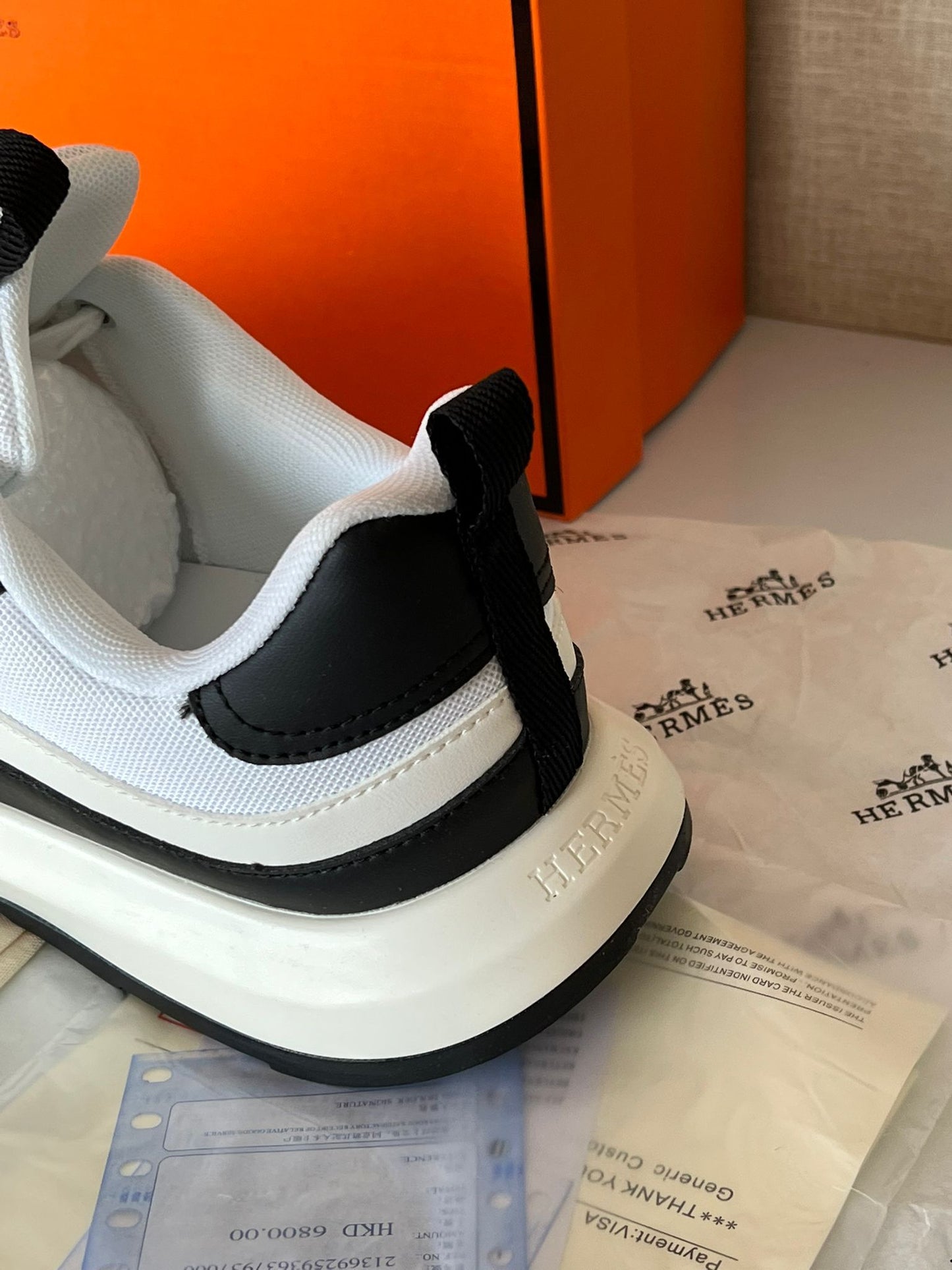 Hermes Trainer White