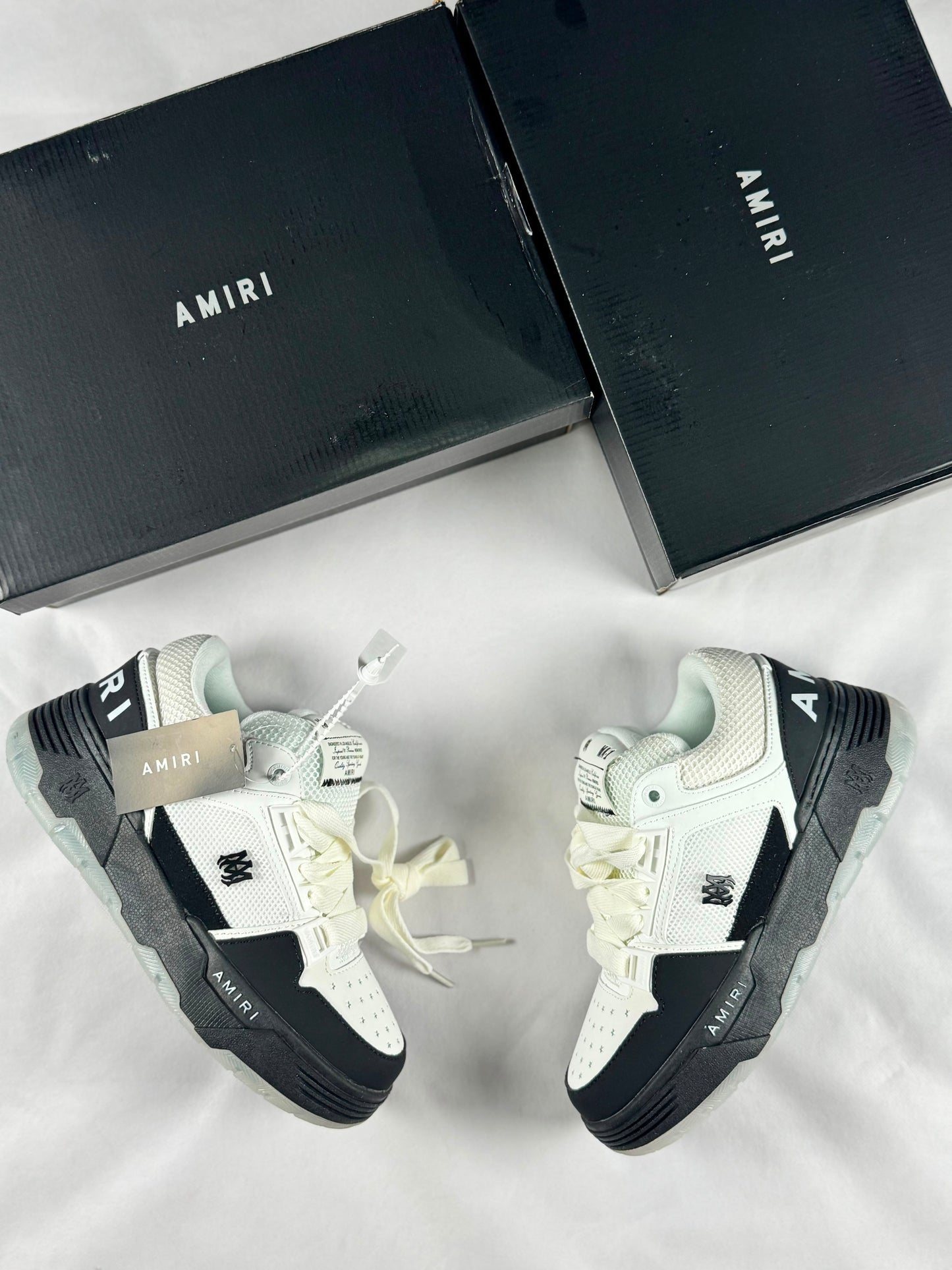 AMIRI MA-1 Branco e Preto