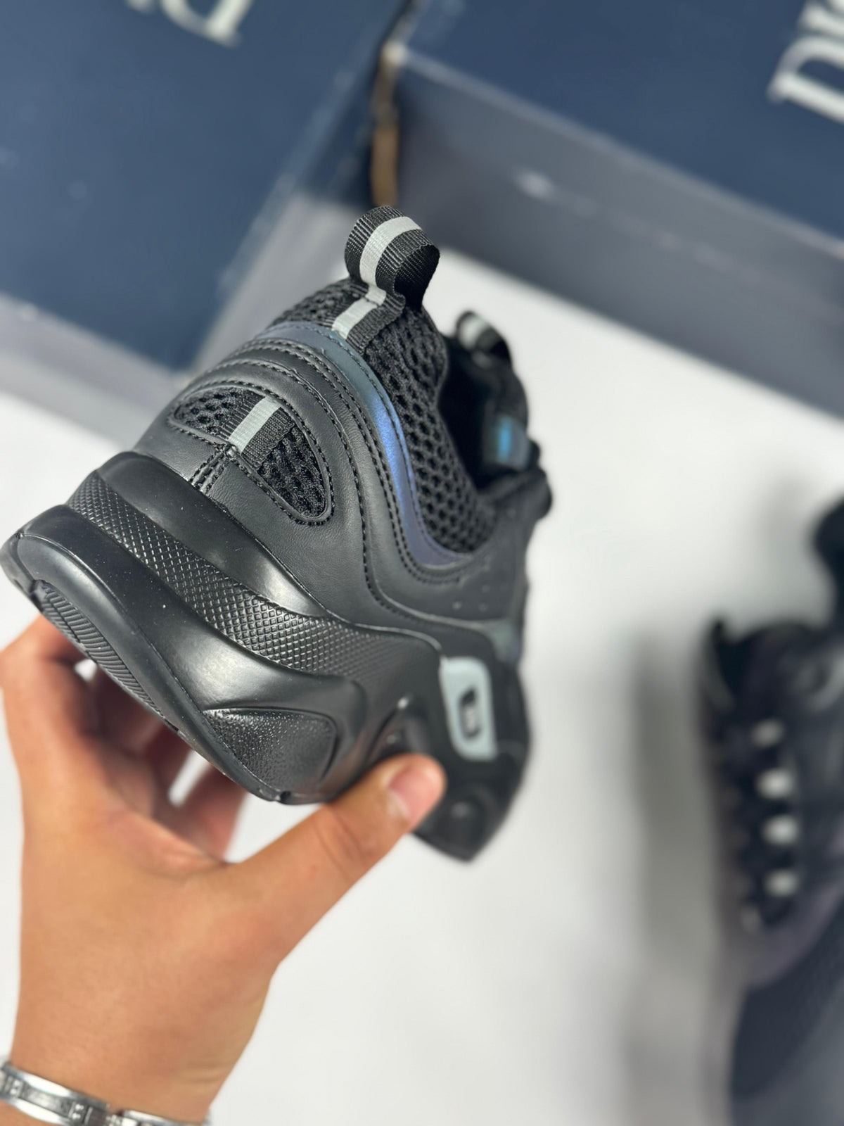 Dior B22 Multicolor Reflective Black